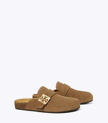 Tory Burch designer mocassini Mule Mellow in RIVER ROCK angle