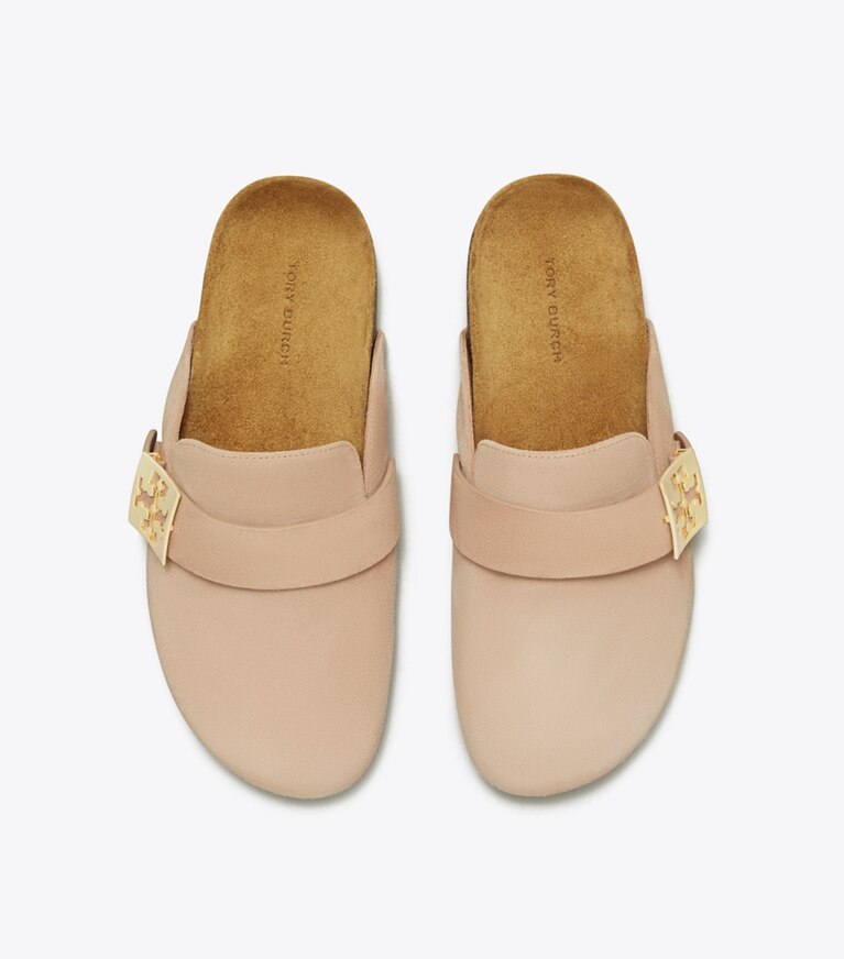 Tory Burch designer mocassini Mule Mellow in MALVA / GOLD superiore