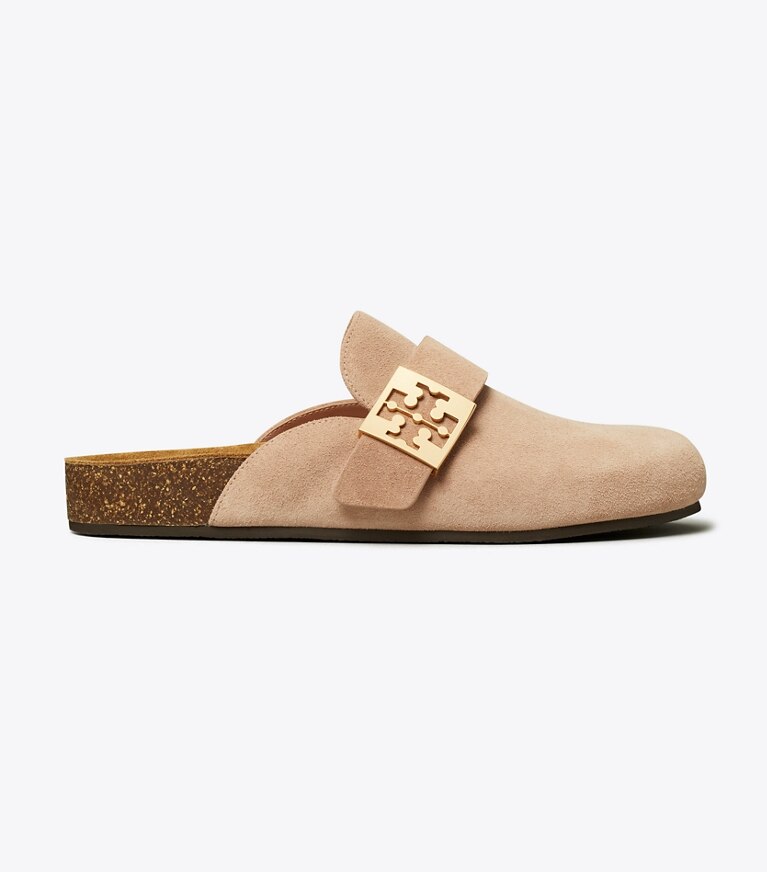 Tory Burch designer mocassini Mule Mellow in MALVA / GOLD side