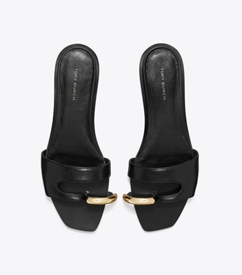 Mules effet piercing