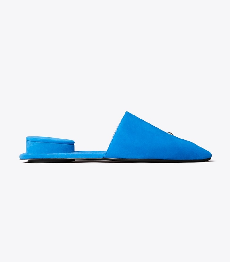 Tory Burch designer mocassins Mules effet piercing in DEEP BLUE side