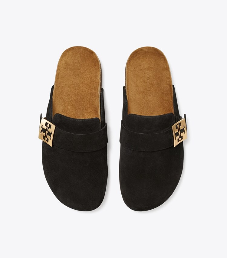 Tory Burch designer mocassins Mules Mellow in PERFECT BLACK dessus