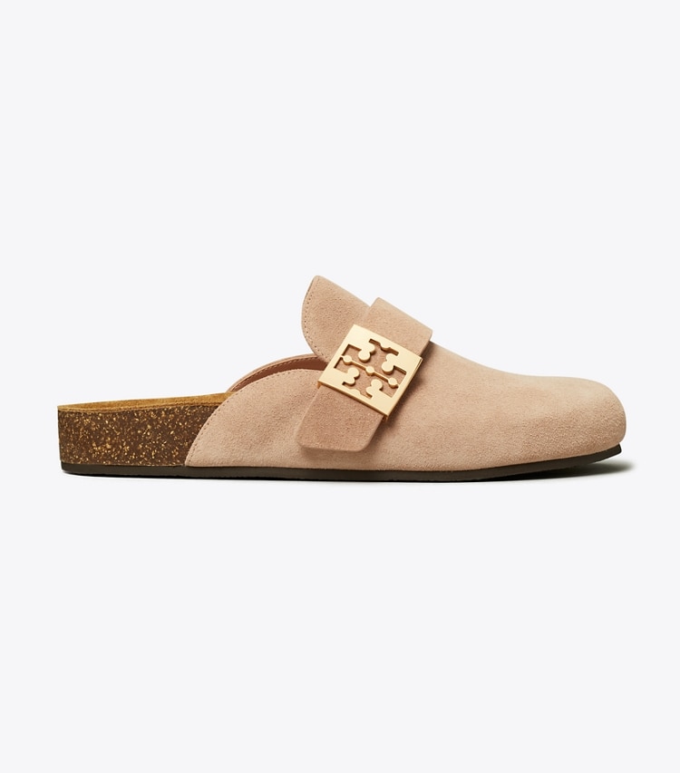 Tory Burch designer mocassins Mules Mellow in MALVA / GOLD side