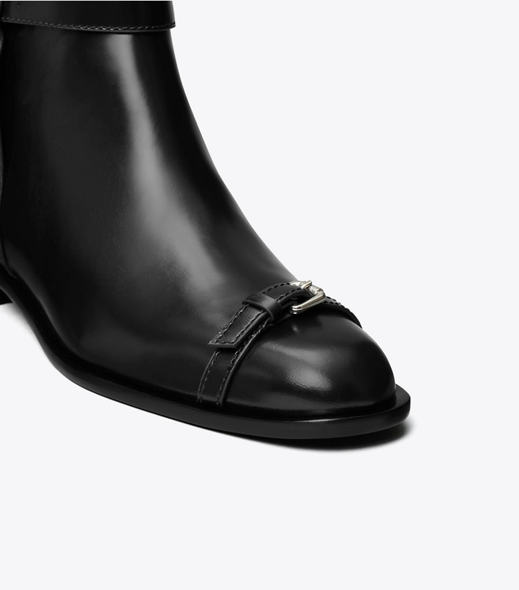 Tory Burch designer ankle boots Multi-Buckle Ankle Boot in PERFECT BLACK detail
