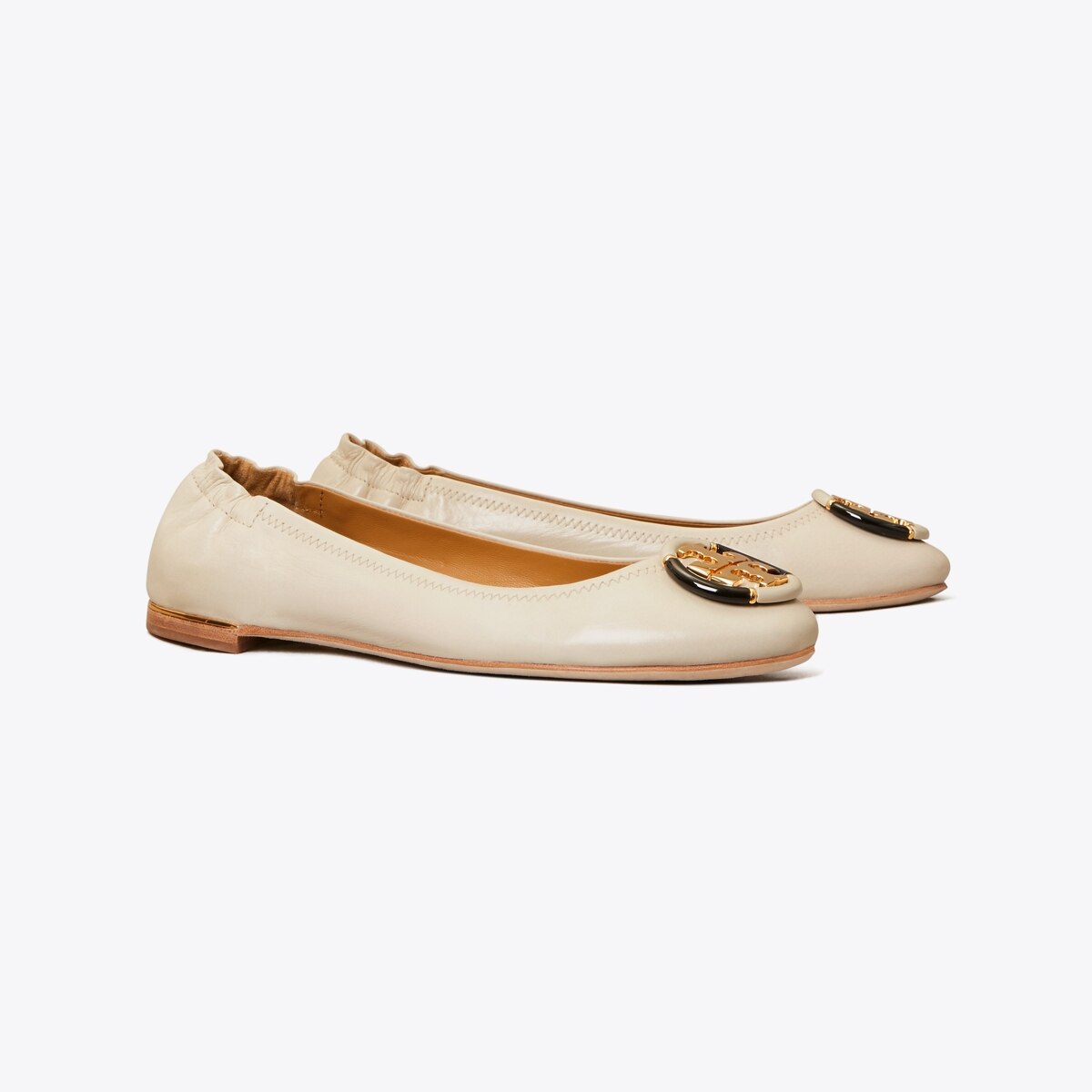 tory burch tan ballet flats