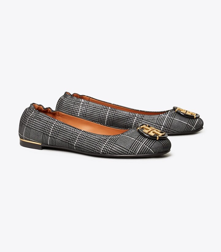 tory burch plaid flats