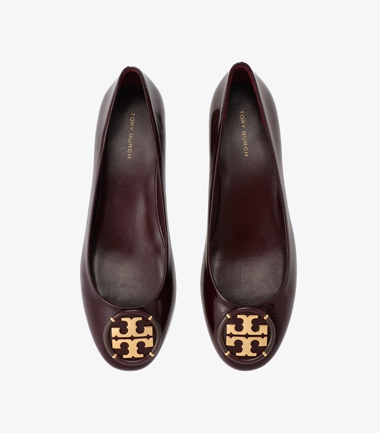 Tory Burch designer フラット マルチ ロゴ ブロックヒール in AGNELLO オーバーヘッド