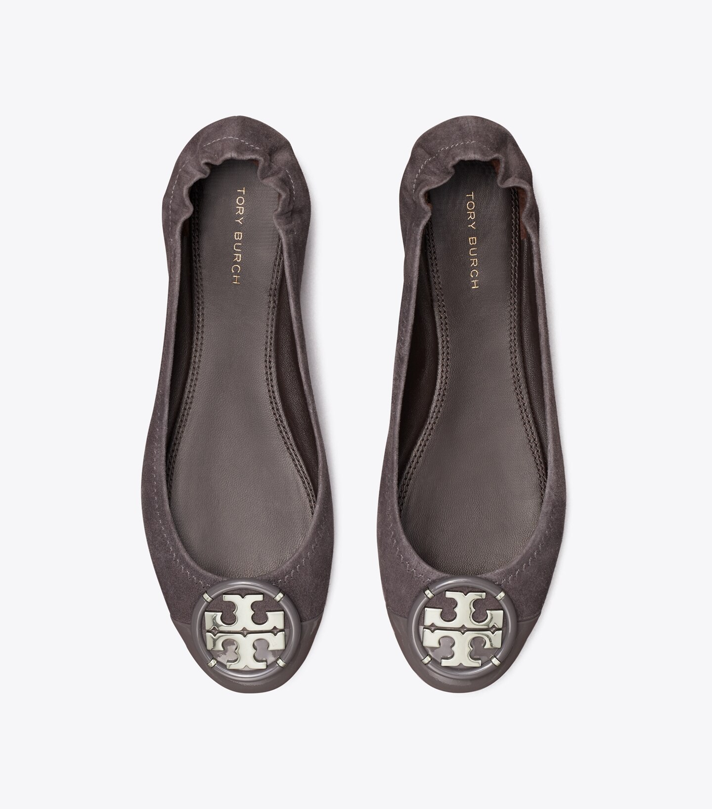 Multi-Logo Cap-Toe Ballet