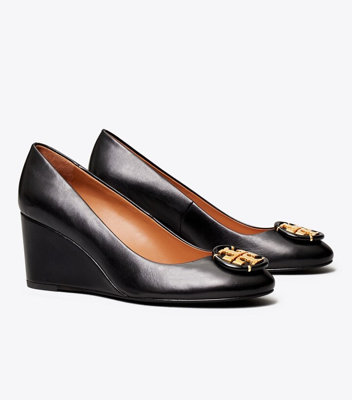 tory burch leather wedges shoes