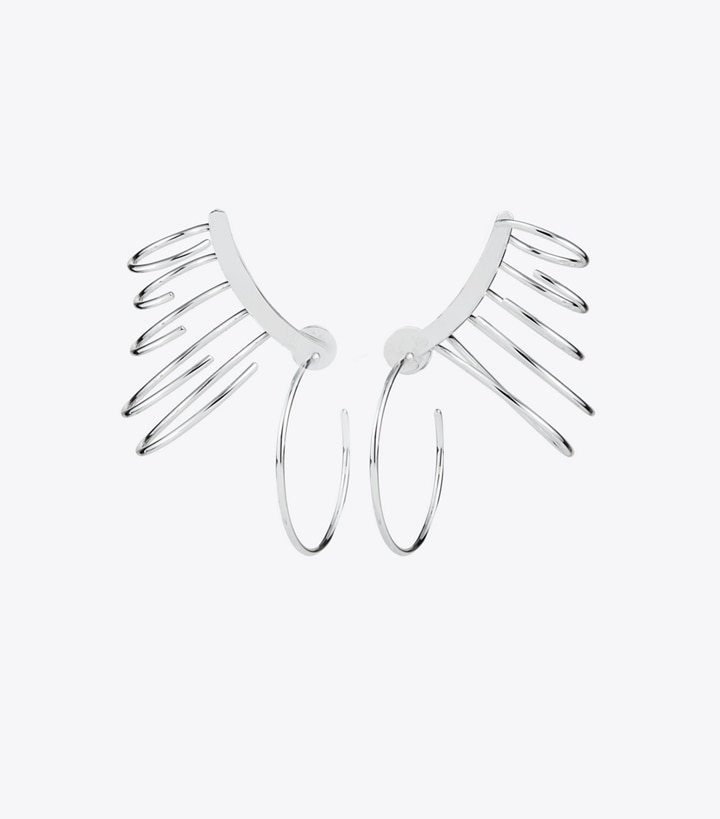 Multi Ring Ear Jacket: Women's Designer Earrings | Tory Burch