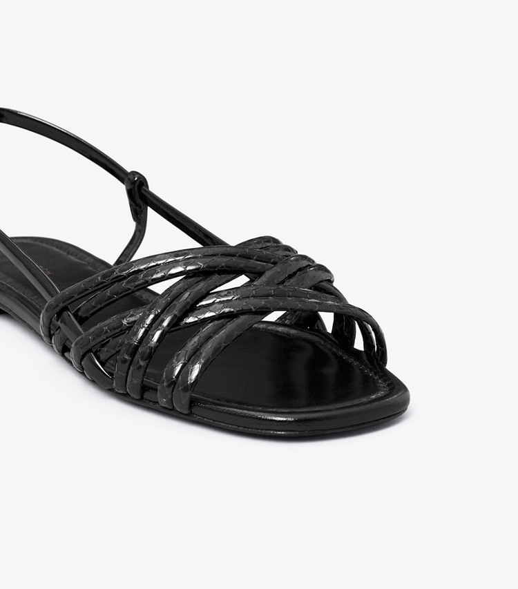 Tory Burch designer sandals Multi-Strap Sandal in PERFECT BLACK / PERFECT BLACK / PERFEC detail