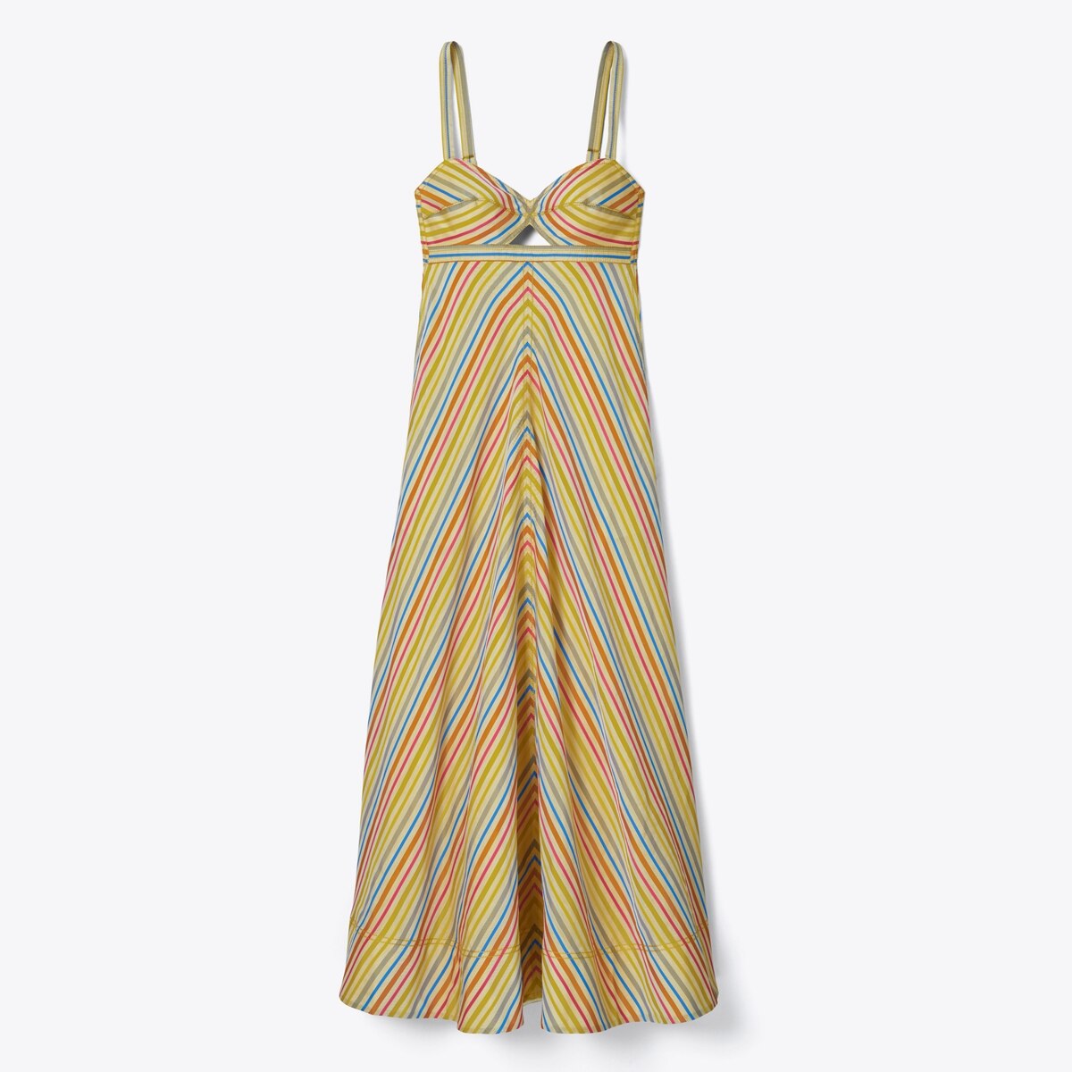 Multi-Stripe Cut-Out Dress: Women's Designer Dresses | Tory Burch
