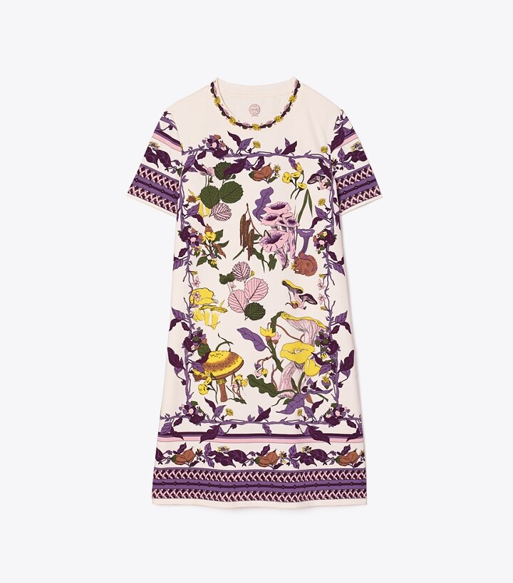 Mushroom Party T-Shirt Dress: Women's Designer Dresses | Tory Burch