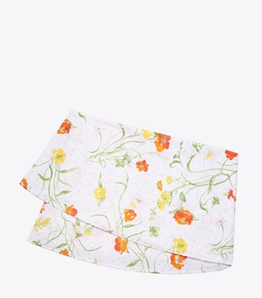 Tory Burch designer linge Nappe ronde Jardin d’Été, 229 cm (90 po) dans Multi de face