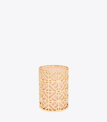 Tory Burch designer candele Normandy Rose Candle in Multi front