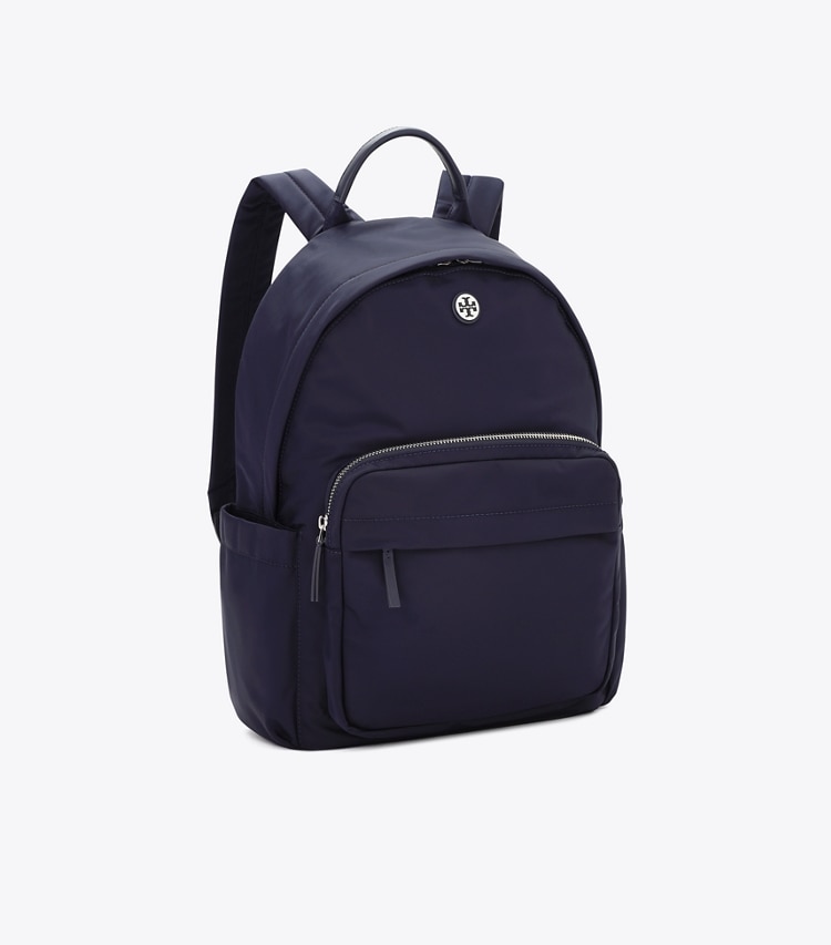 Tory Burch designer バックパック ナイロン バックパック in Tory Navy angle