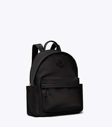 Tory Burch designer バックパック ナイロン バックパック in Black angle