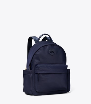Tory Burch designer バックパック ナイロン バックパック in Tory Navy angle