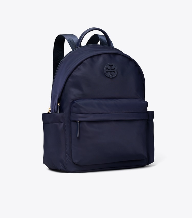 Tory Burch designer バックパック ナイロン バックパック in Tory Navy angle