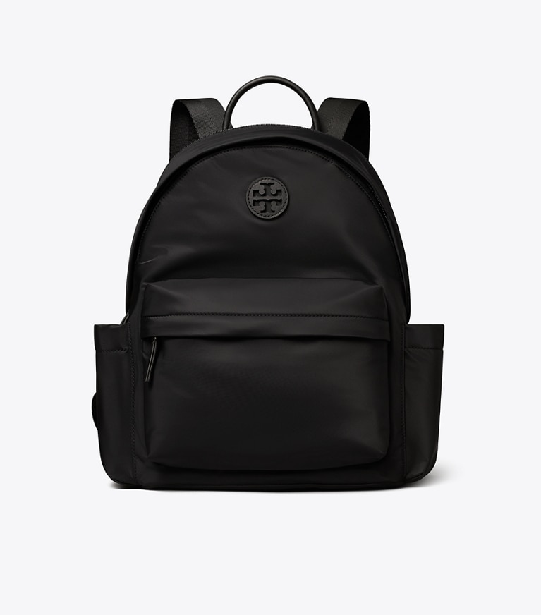 Tory Burch designer バックパック ナイロン バックパック in Black angle