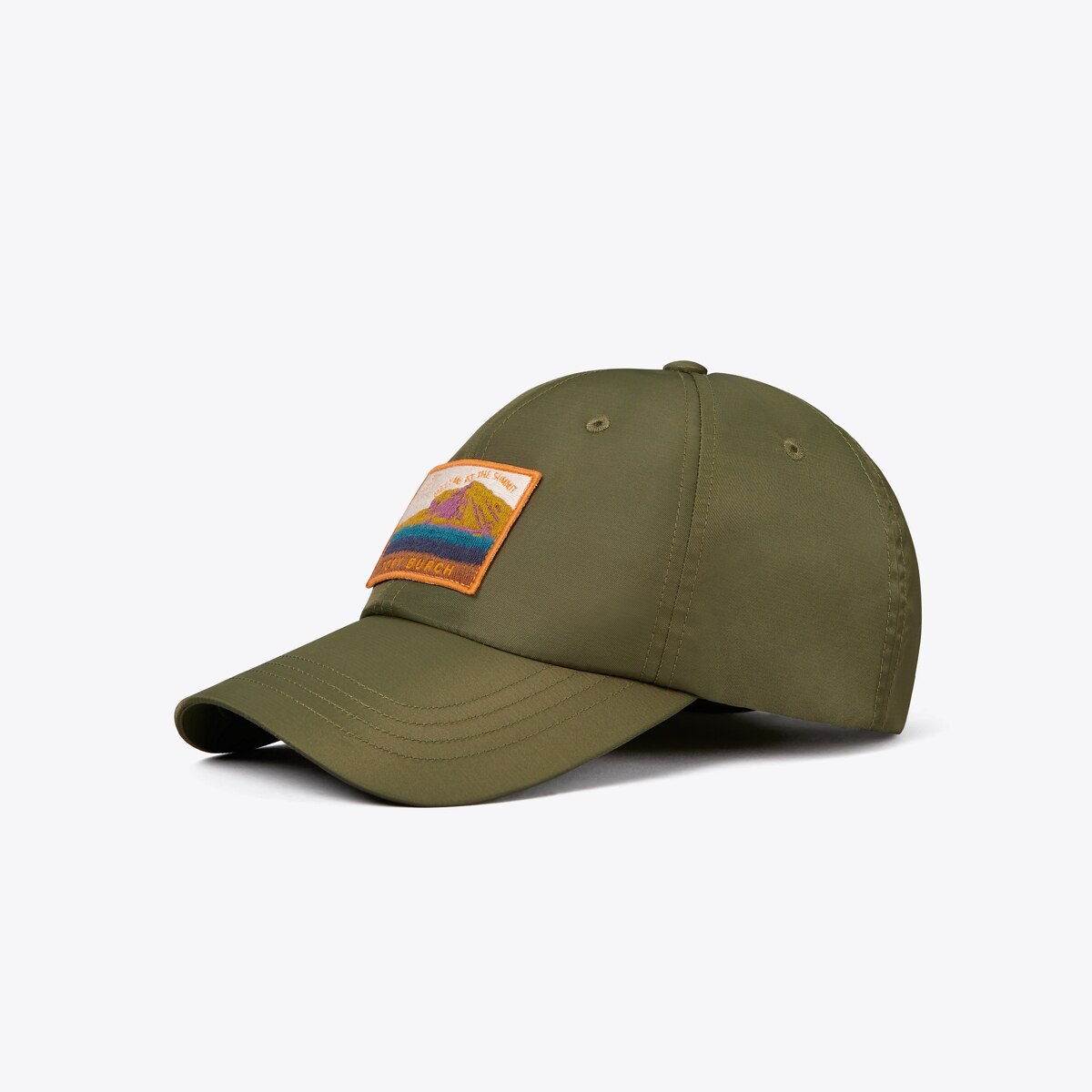 Nylon Baseball Hat with Patch: Women's Designer Hats | Tory Sport