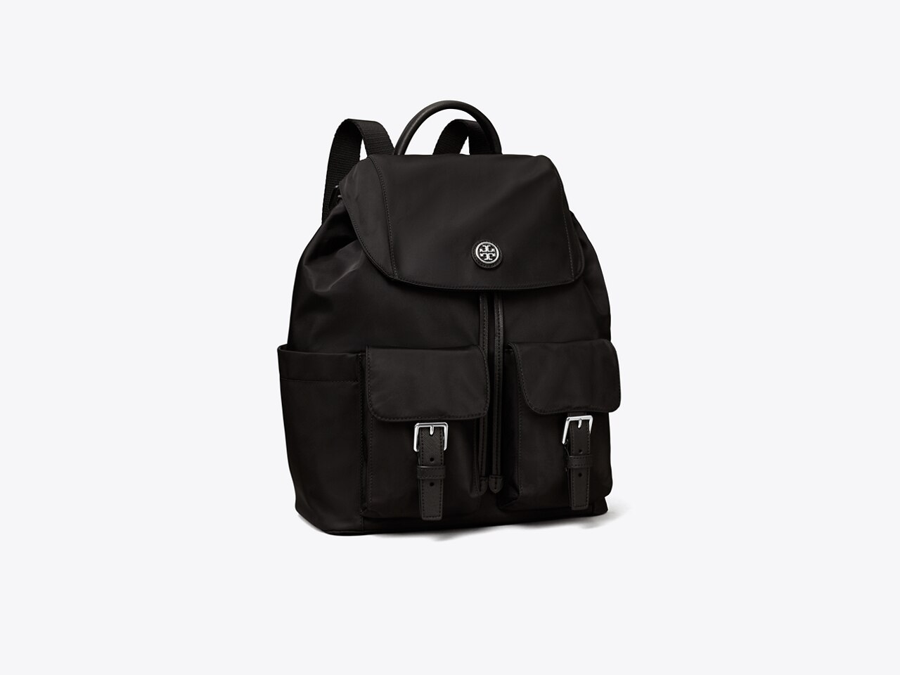 Tory Burch - Black Leather Backpack