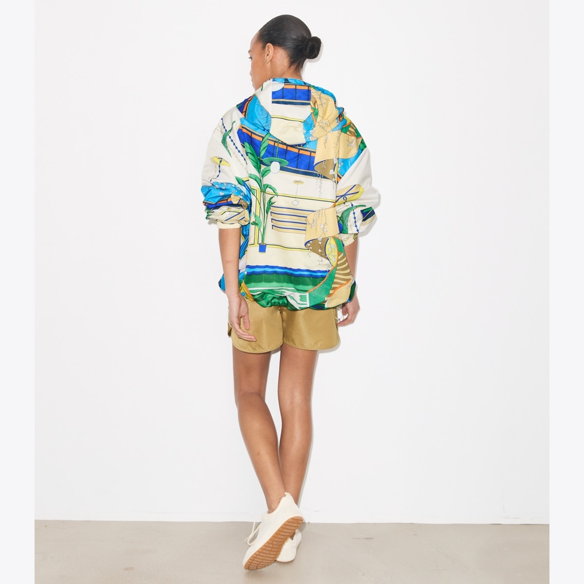 Nylon Half-Zip Anorak: Women's Designer Jackets | Tory Burch
