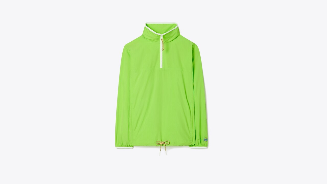 Nylon Half-Zip Jacket