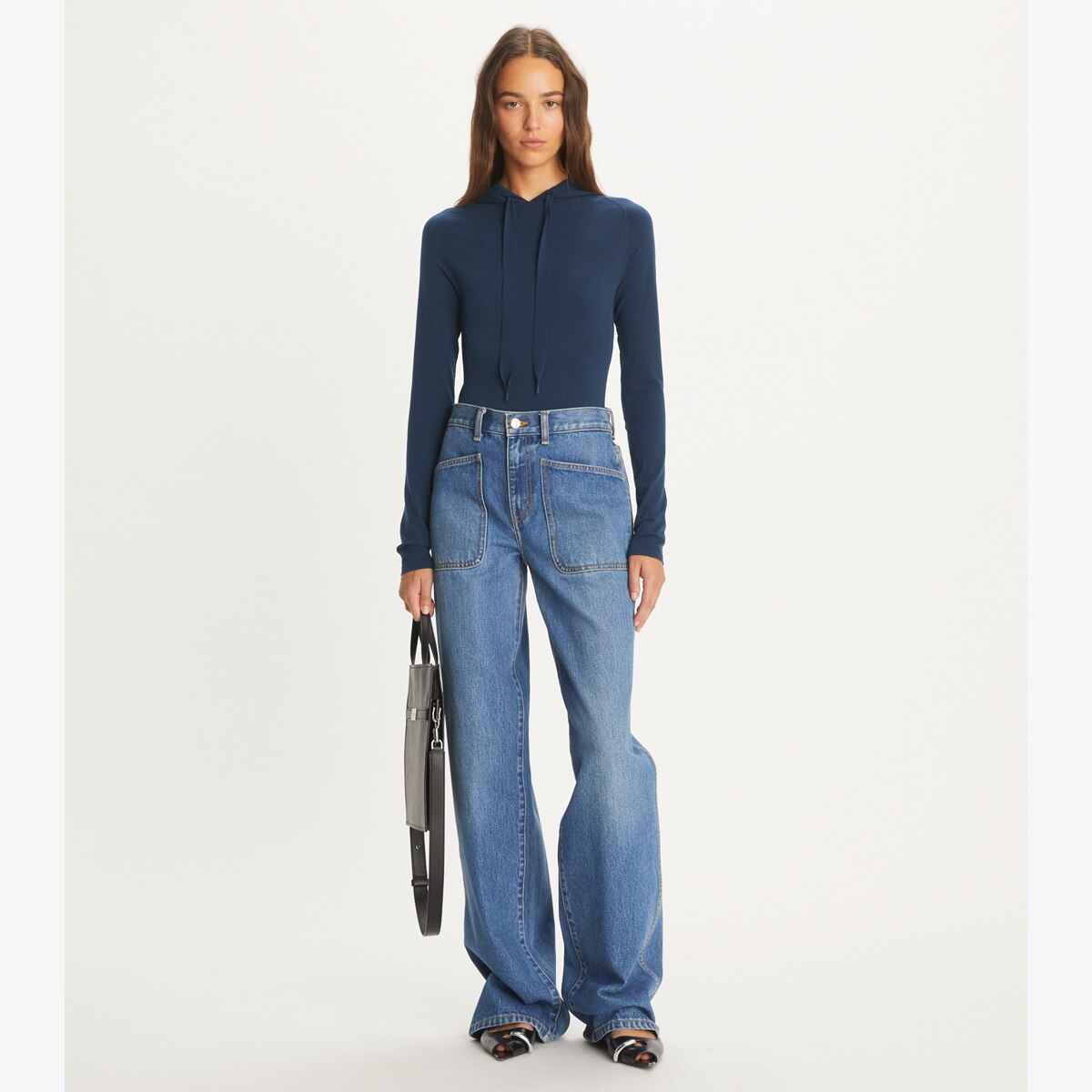 トリーバーチ／TORY BURCH カラーブロック ピーポッド バイフォールド ウォレット
