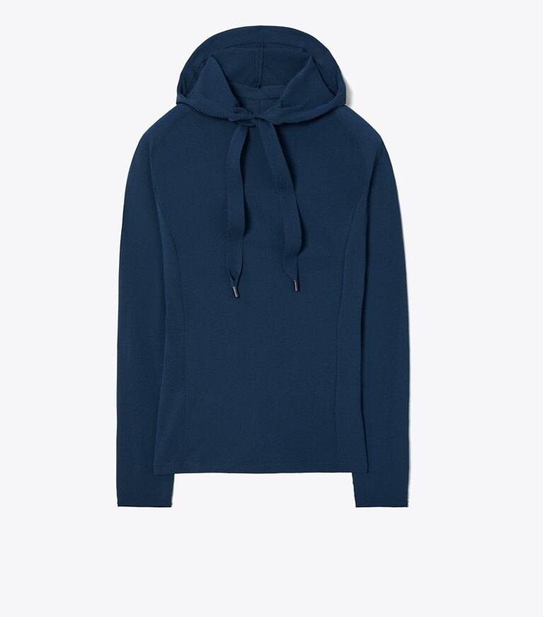 Nylon Hoodie: Women's Designer Sweaters | Tory Burch