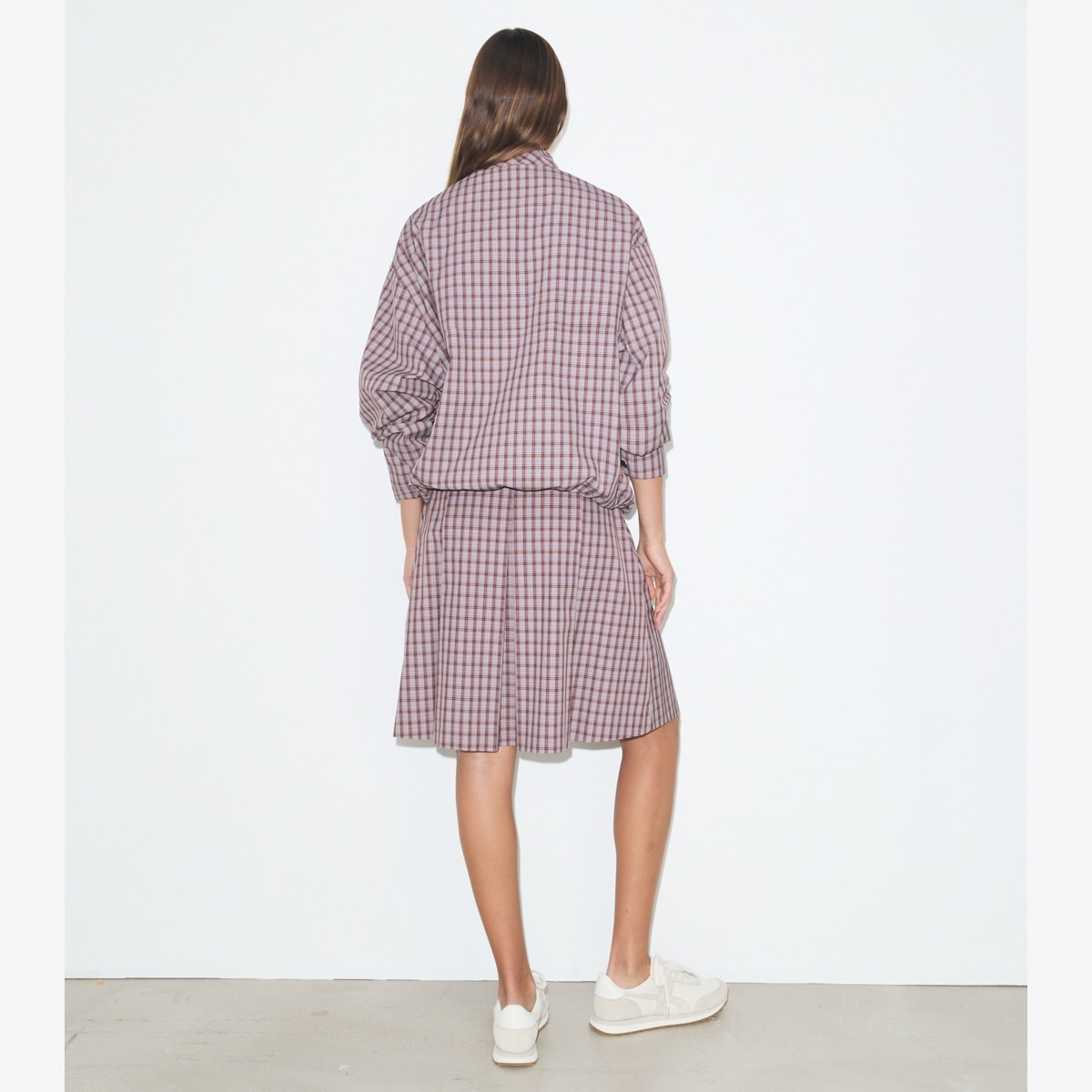 NYLON PLAID GOLF JACKET - thumbnail 5