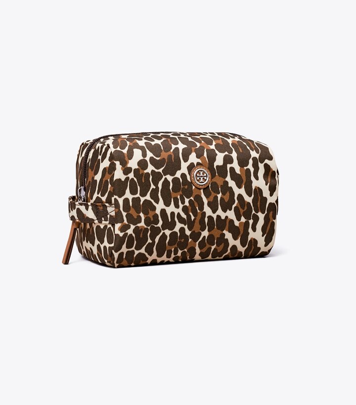 Nylon Printed Large Cosmetic Case Women's Designer Cosmetic Bags