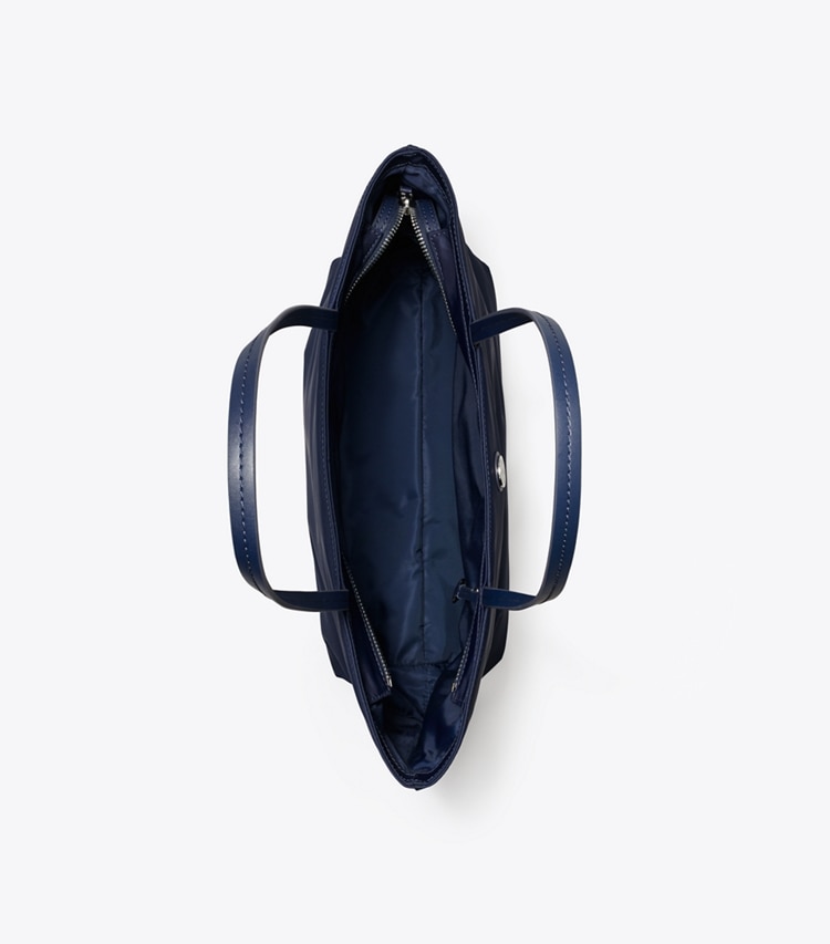 Tory Burch designer トートバッグ ナイロン スモール トートバッグ in Tory Navy オーバーヘッド