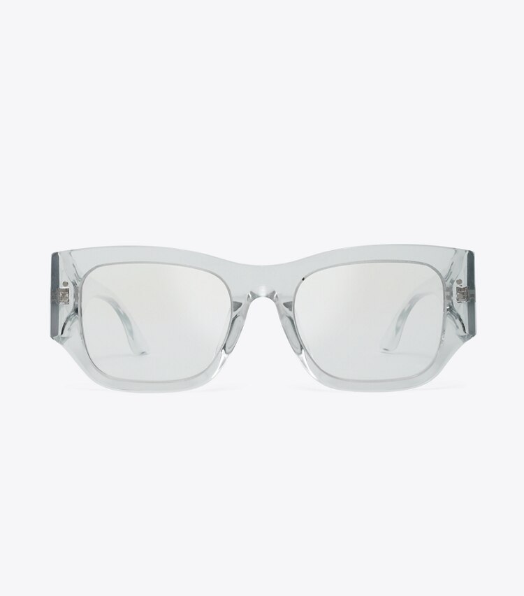 Tory Burch designer occhiali da vista & da sole Occhiali da sole con stanghette larghe  in Blue Light Filtering Eyeglasses, Crystal front