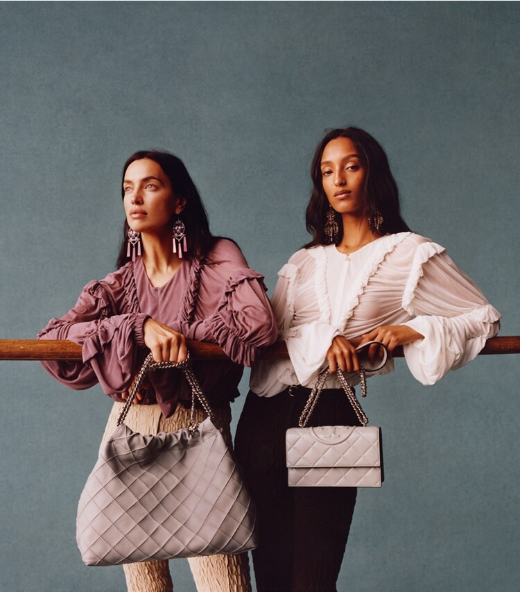 Tory Burch designer ohrringe Ohrringe im Vogeldesign in Tory Silver / Purple campaign