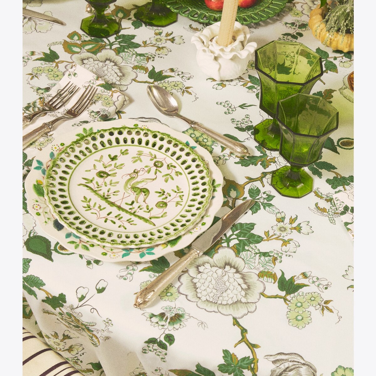 フランスツコレクション　鳥シリーズ皿 Oiseau Salad Plate, Set Of 4: Women's Designer Tabletop
