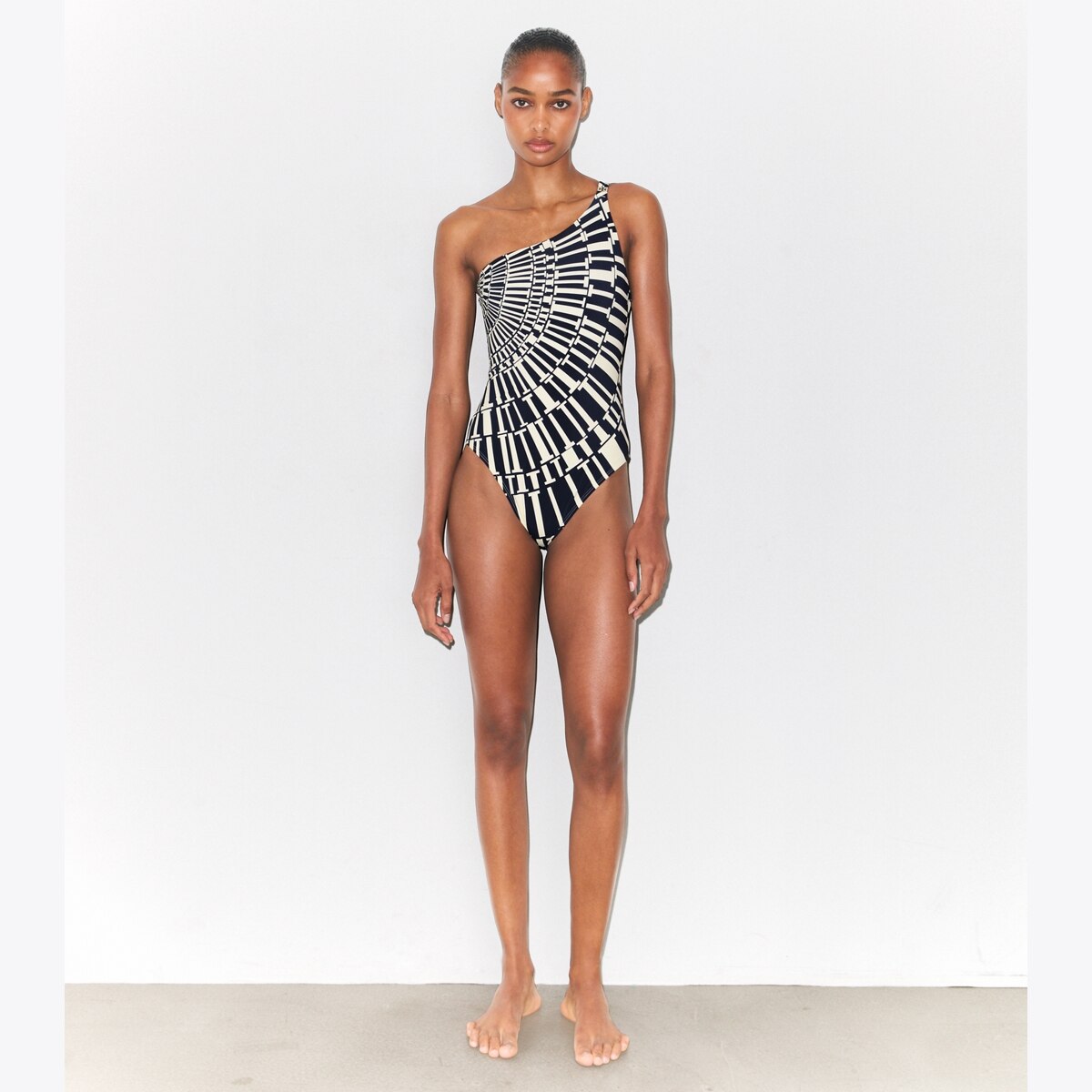 One-Shoulder Swimsuit: Women's Designer One Pieces | Tory Burch