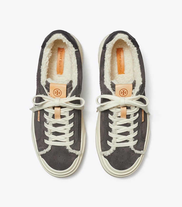 Tory Burch designer sneakers Online Exclusive: Ladybug Sneaker in LAVAGNA angle