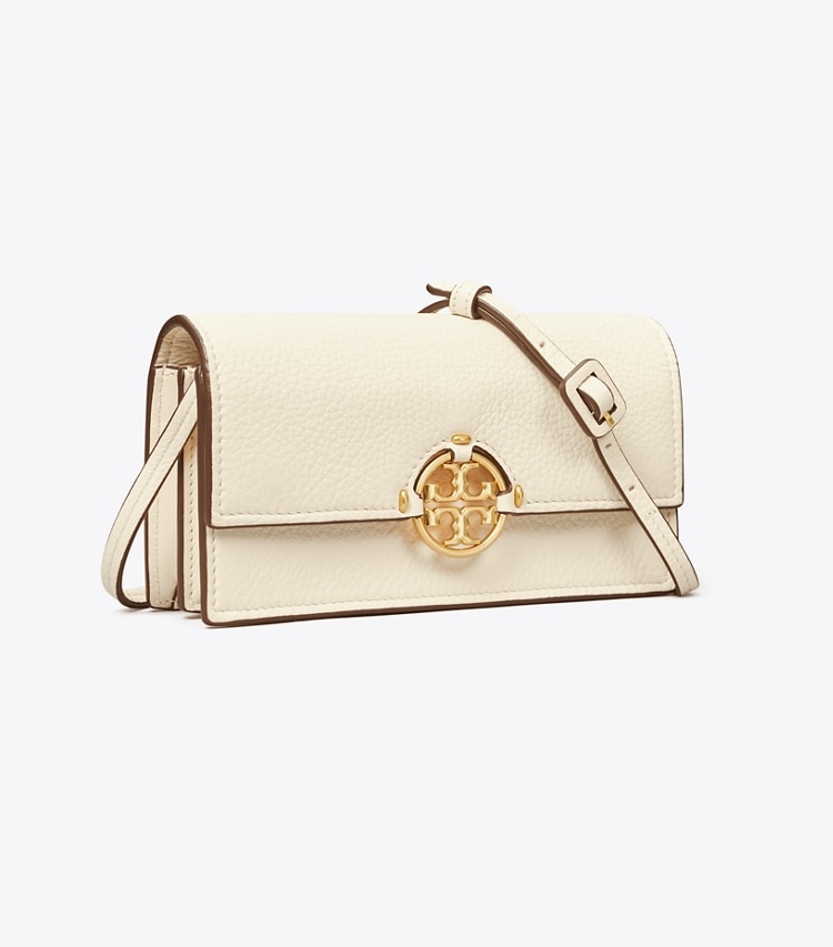 Tory Burch designer mini bags Online Exclusive: Miller Wallet Crossbody in NEW IVORY angle