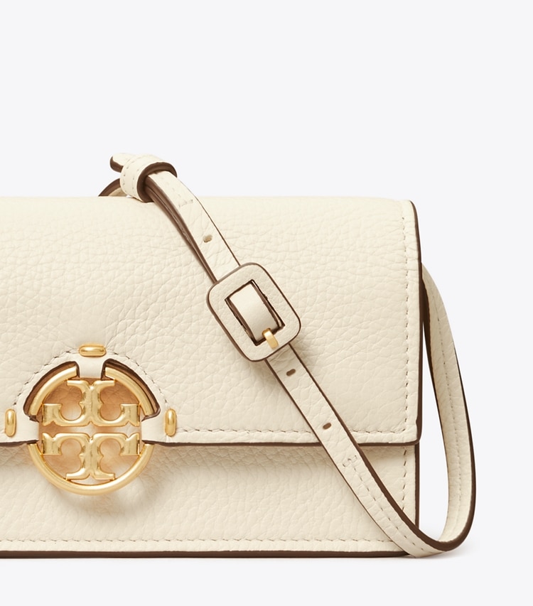 Tory Burch designer mini bags Online Exclusive: Miller Wallet Crossbody in NEW IVORY detail