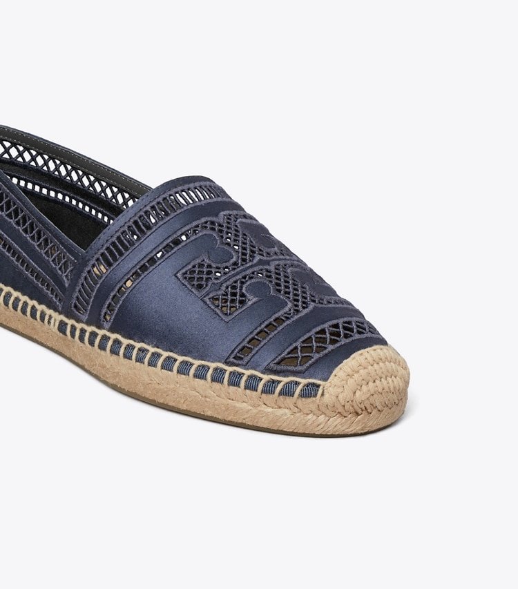Tory Burch designer espadrilles Open Weave Espadrille in BLUESTONE detail