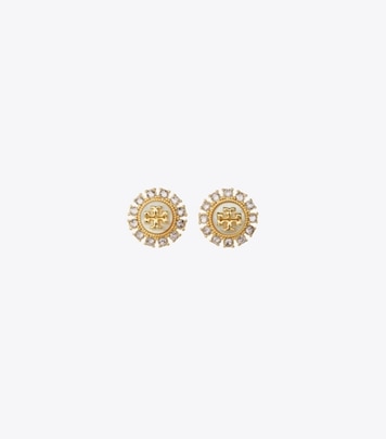 【関税&送料込】Tory Burch Orecchini Miller A Borchia Orecchino Miller a borchia con pavé: Donna Gioielli