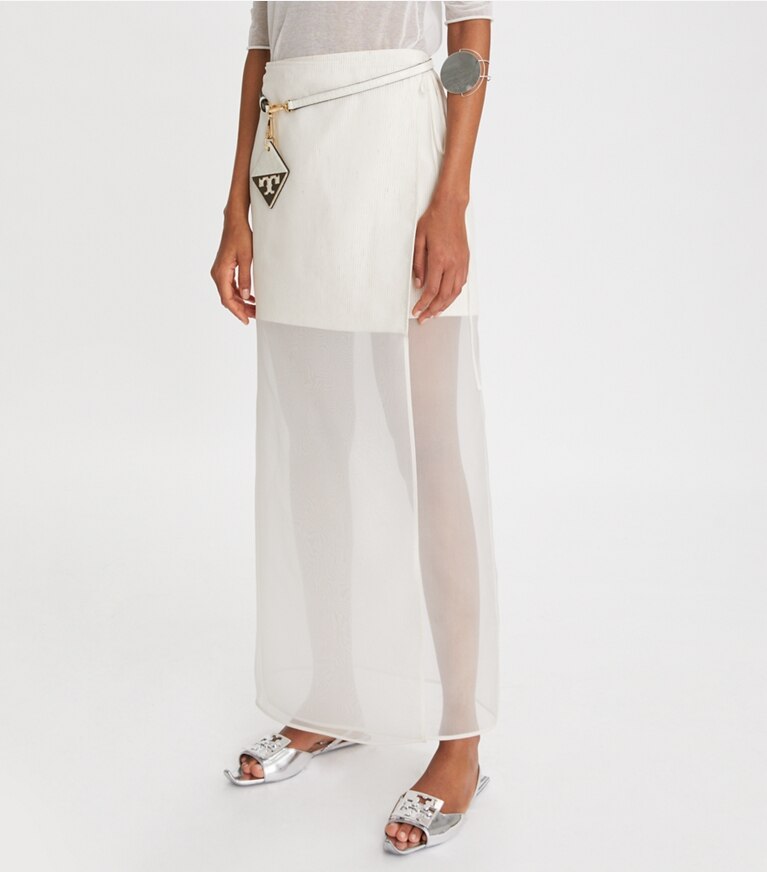 Tory burch outlet white skirt