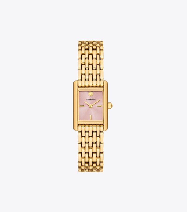 Tory Burch designer orologi da polso Orologio Eleanor piccolo in LIGHT PINK/GOLD front