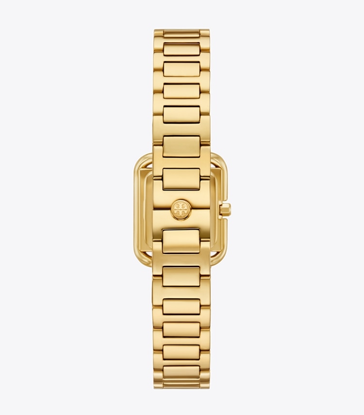 Tory Burch designer orologi da polso Orologio Mini Kira in IVORY/GOLD indietro