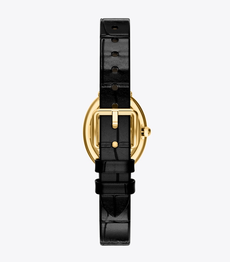 Tory Burch designer ストラップウォッチ オーバルウォッチ in IVORY/GOLD/BLACK 戻る