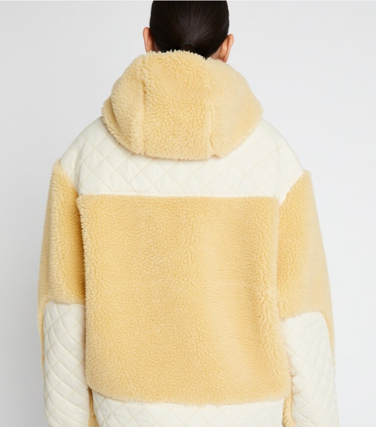 Tory burch shop sherpa fleece jacket