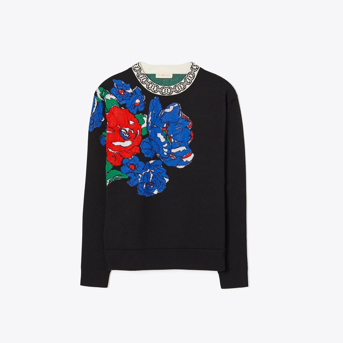 Oversized Floral Pullover: Women's 