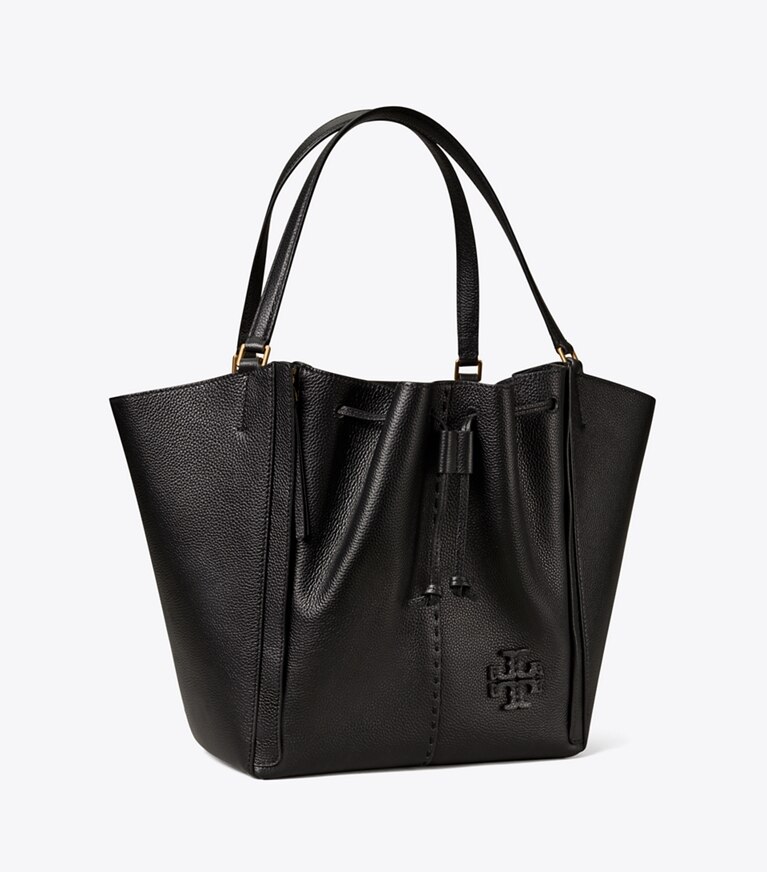 Tory burch mcgraw tote black sale