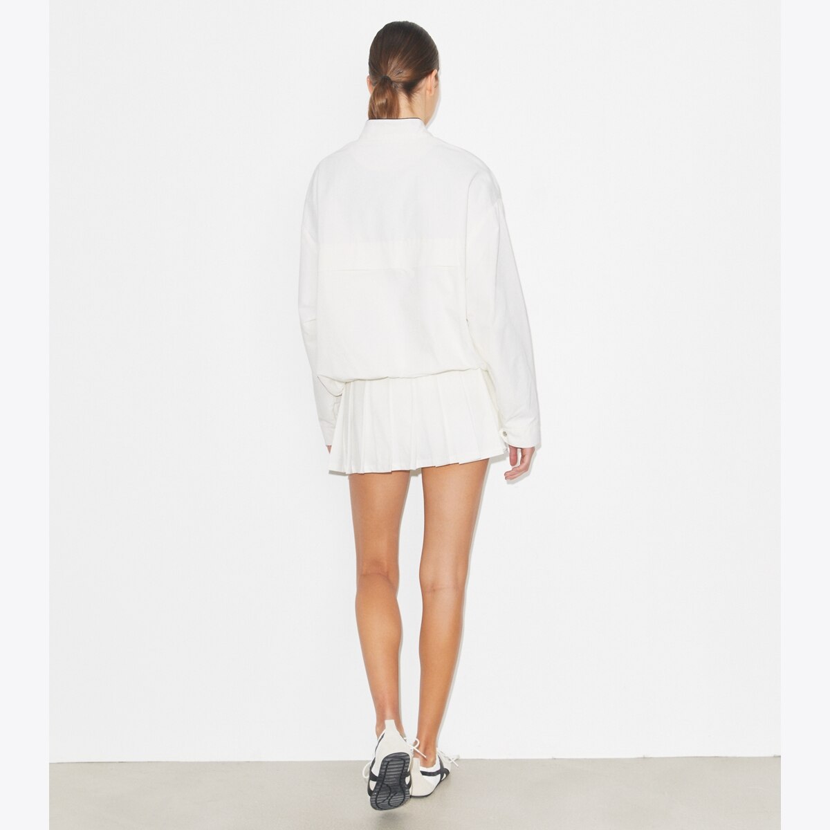 OVERSIZED NYLON TENNIS JACKET - thumbnail 5